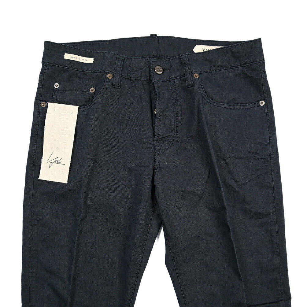 YCHAI “PANATELA” リネン混デニム 5ポケットカラージーンズ / SKINNY FIT
