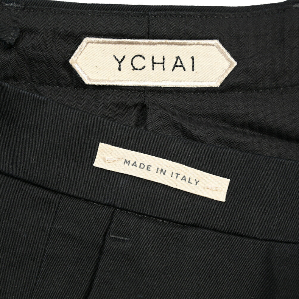 YCHAI “PANATELA” ストレッチコットン ノータックチノパンツ / SKINNY FIT