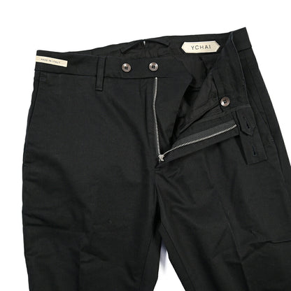 YCHAI “PANATELA” ストレッチコットン ノータックチノパンツ / SKINNY FIT