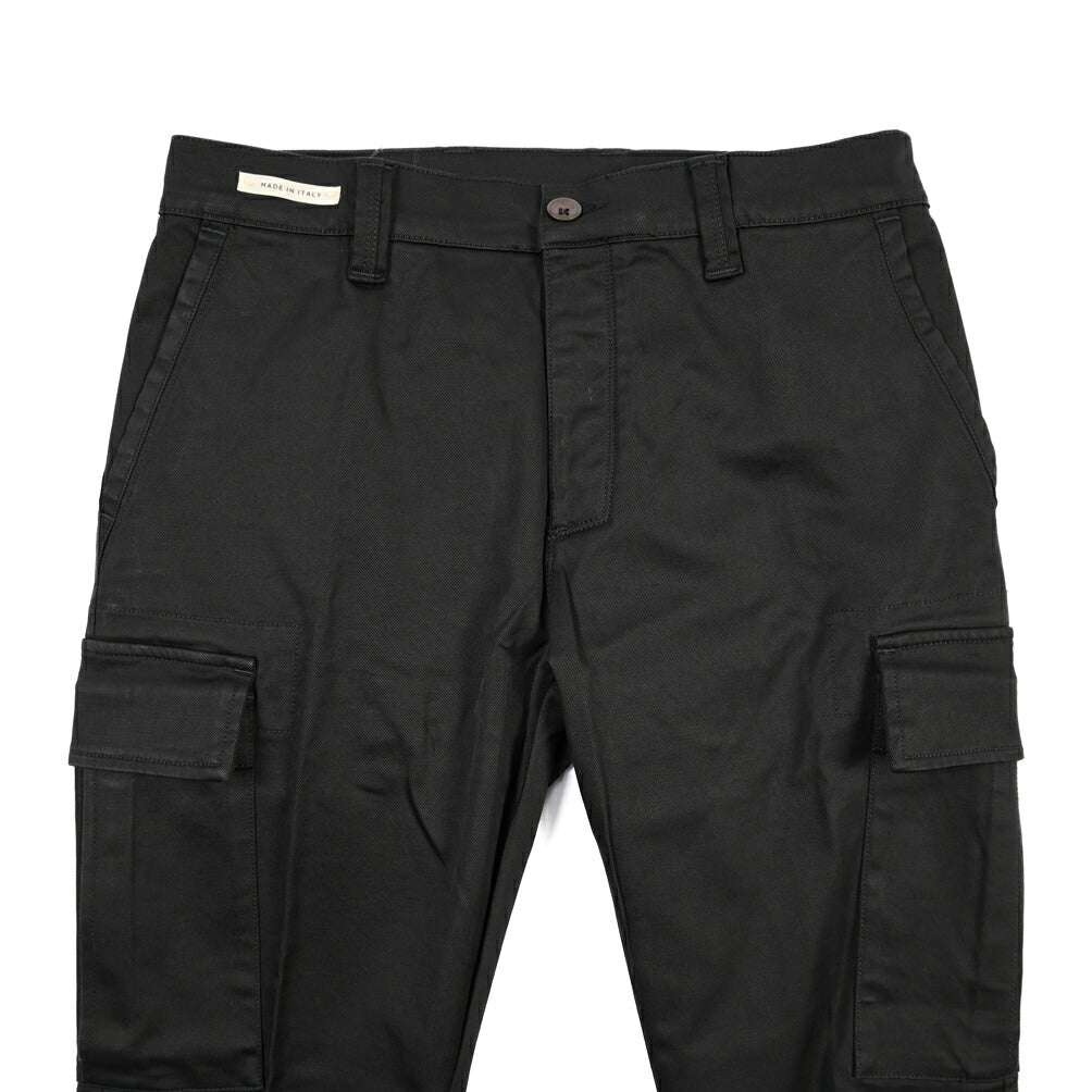 YCHAI “ROBUSTO” ストレッチコットン ノータックカーゴパンツ / TAPERED FIT