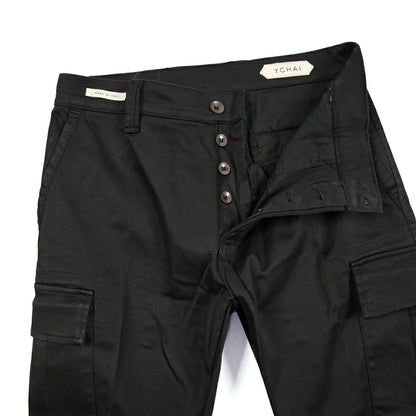 YCHAI “ROBUSTO” ストレッチコットン ノータックカーゴパンツ / TAPERED FIT