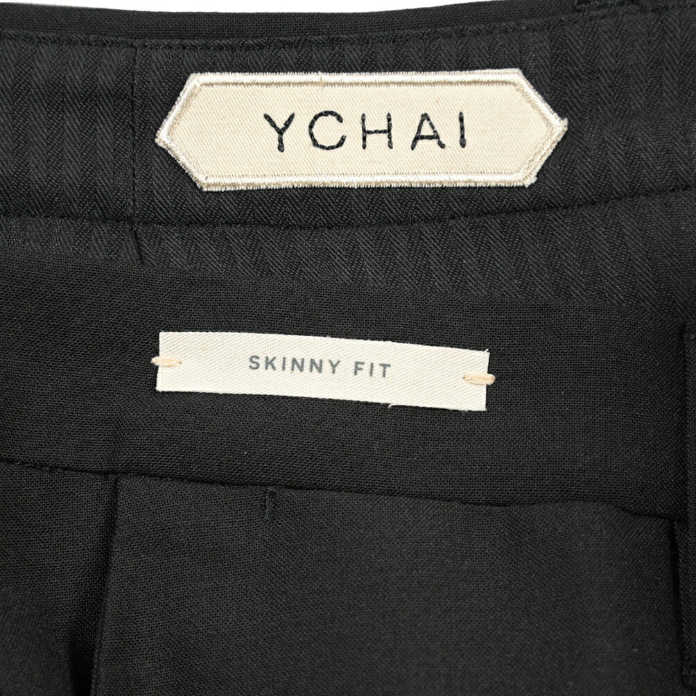YCHAI “PANATELA” ストレッチウール ノータックスラックス / SKINNY FIT