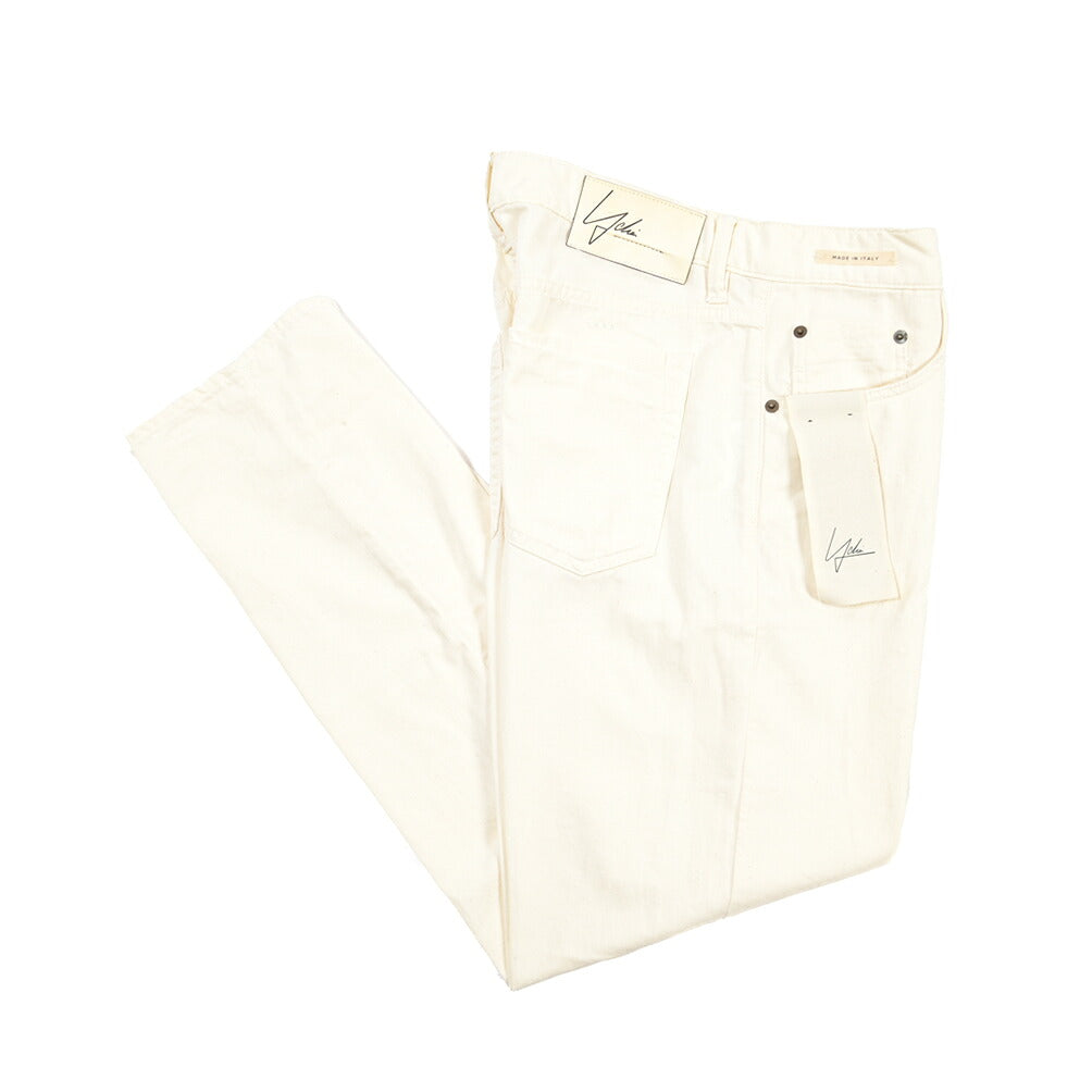 SUMMER SALE｜YCHAI “ROBUSTO” コットン100%デニム 5ポケットカラージーンズ / TAPERED FIT