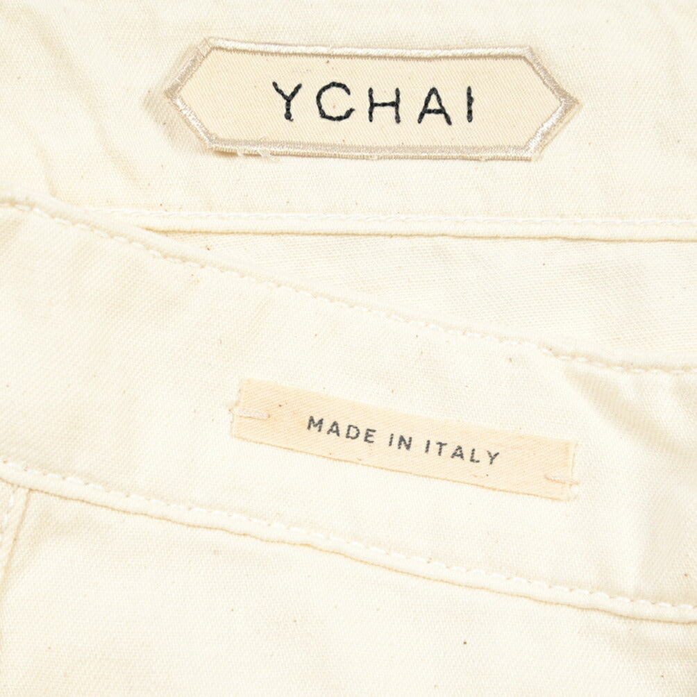 SUMMER SALE｜YCHAI “ROBUSTO” コットン100%デニム 5ポケットカラージーンズ / TAPERED FIT