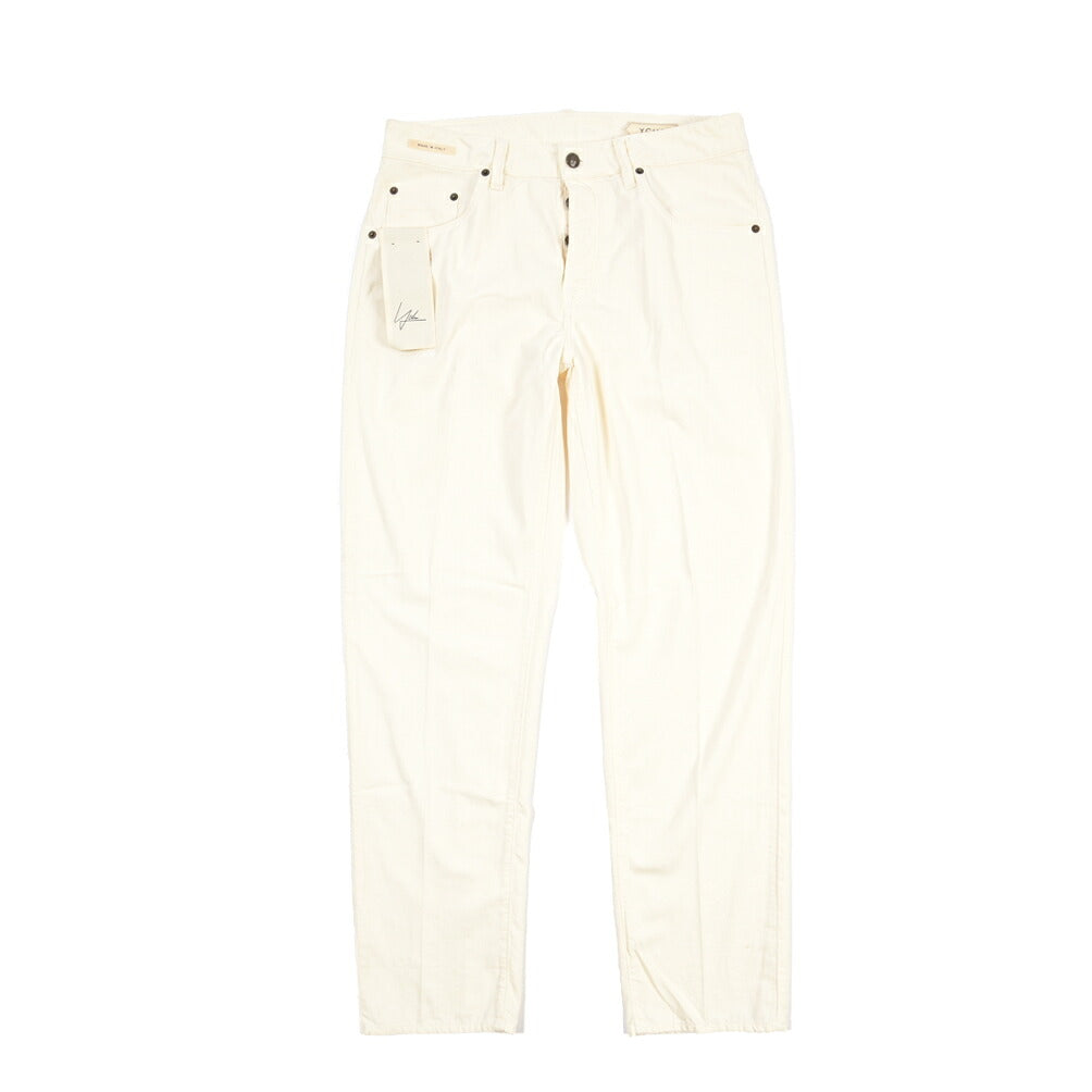 SUMMER SALE｜YCHAI “ROBUSTO” コットン100%デニム 5ポケットカラージーンズ / TAPERED FIT