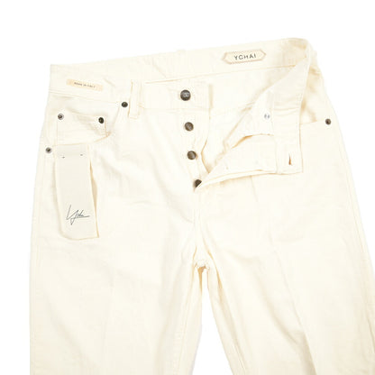 SUMMER SALE｜YCHAI “ROBUSTO” コットン100%デニム 5ポケットカラージーンズ / TAPERED FIT