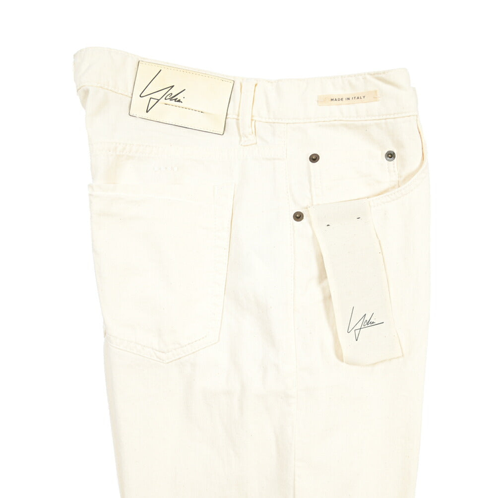 SUMMER SALE｜YCHAI “ROBUSTO” コットン100%デニム 5ポケットカラージーンズ / TAPERED FIT