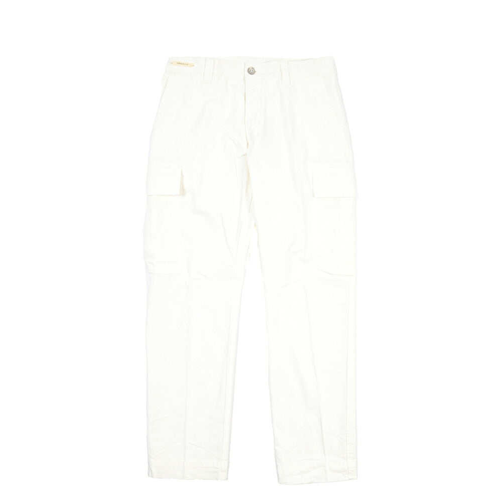 SUMMER SALE｜YCHAI “リネン混コットン ノータックカーゴパンツ / TAPERED FIT