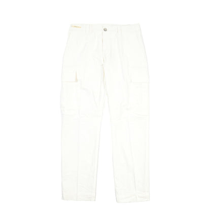SUMMER SALE｜YCHAI “リネン混コットン ノータックカーゴパンツ / TAPERED FIT