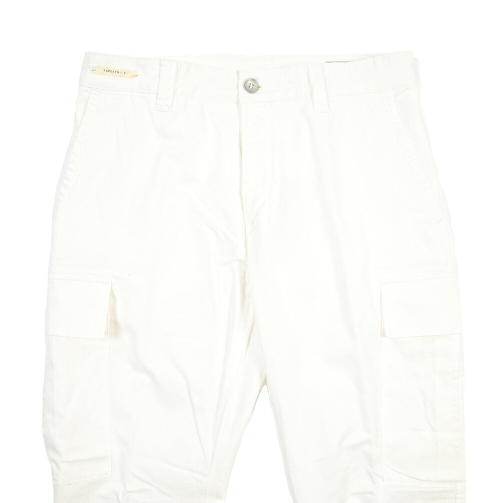 SUMMER SALE｜YCHAI “リネン混コットン ノータックカーゴパンツ / TAPERED FIT