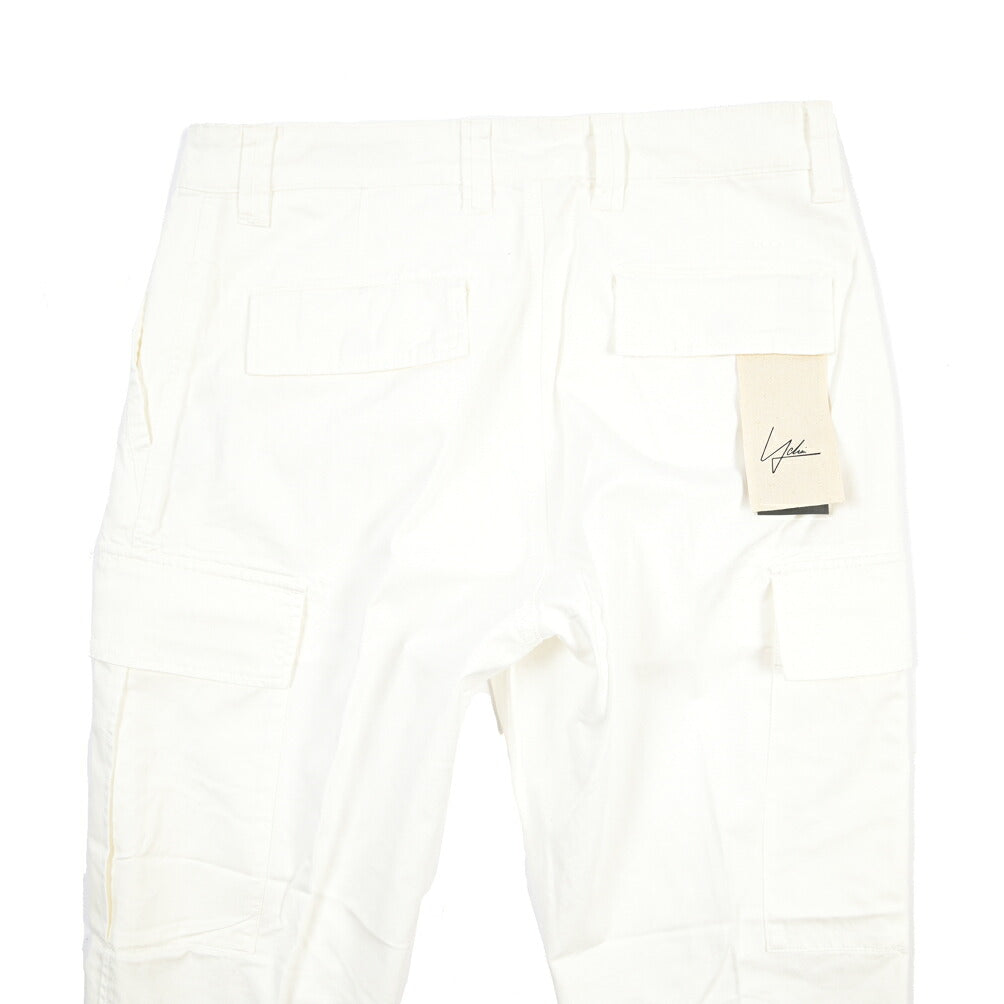 SUMMER SALE｜YCHAI “リネン混コットン ノータックカーゴパンツ / TAPERED FIT