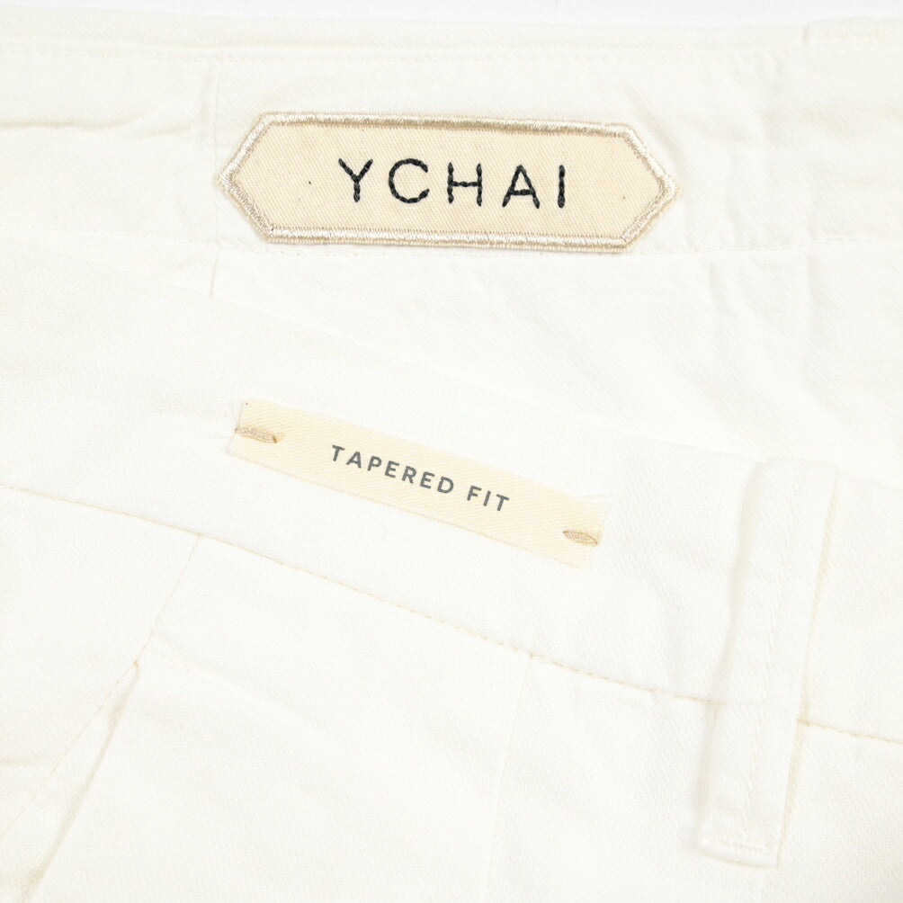 SUMMER SALE｜YCHAI “ROBUSTO” リネン混コットン ツータックパンツ / TAPERED FIT
