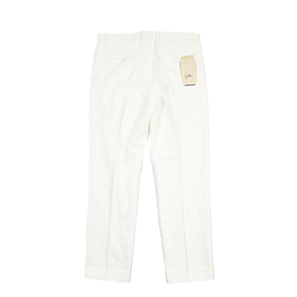 SUMMER SALE｜YCHAI “ROBUSTO” リネン混コットン ツータックヘリンボーンパンツ / TAPERED FIT