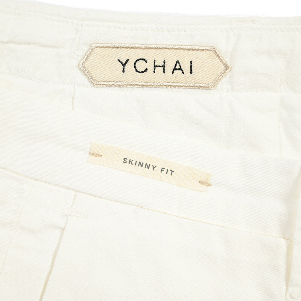 SUMMER SALE｜YCHAI “PANATELA” ストレッチコットン ノータックチノパンツ / SKINNY FIT