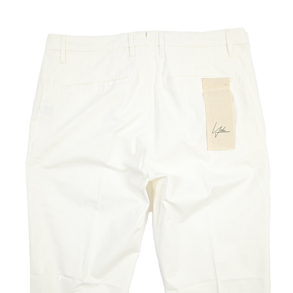 SUMMER SALE｜YCHAI “PANATELA” ストレッチコットン ノータックチノパンツ / SKINNY FIT