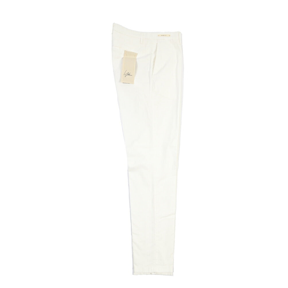 SUMMER SALE｜YCHAI “PANATELA” ストレッチコットン ノータックチノパンツ / SKINNY FIT