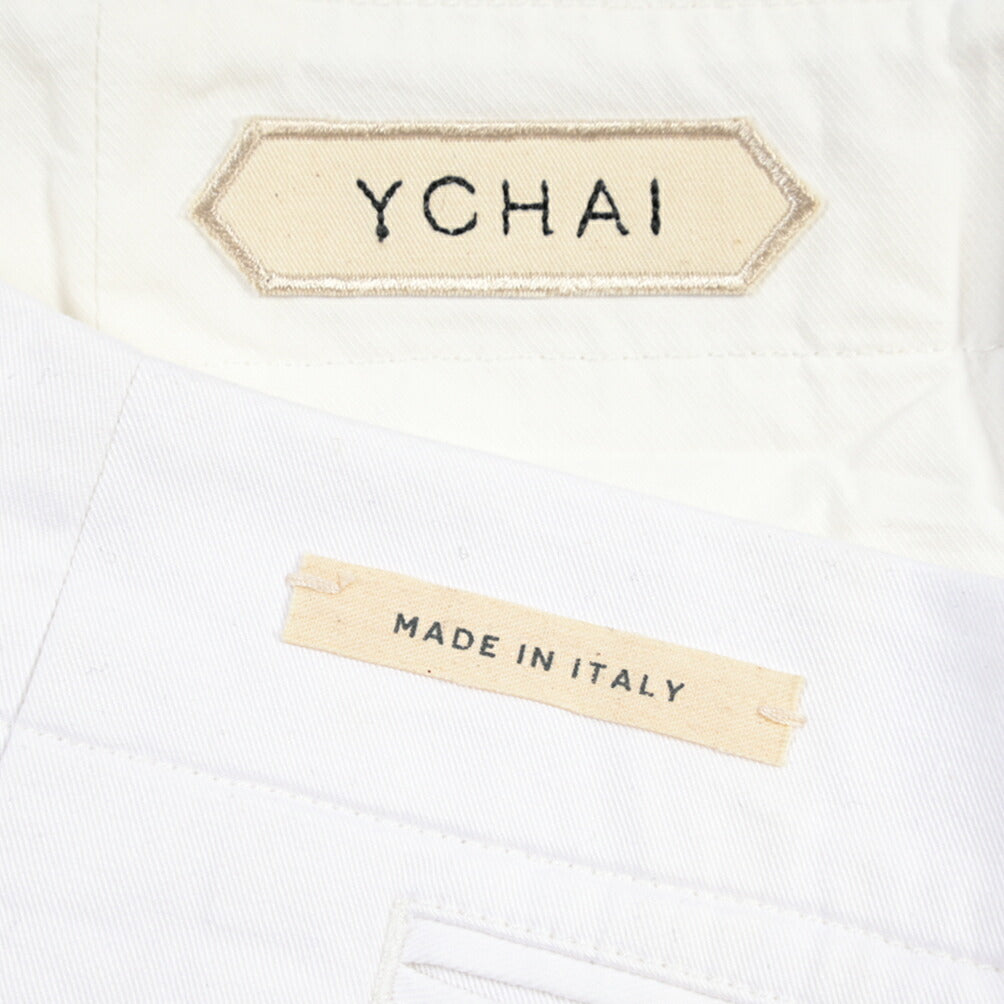 SUMMER SALE｜YCHAI “ROBUSTO” ストレッチコットン ノータックチノパンツ / SKINNY FIT