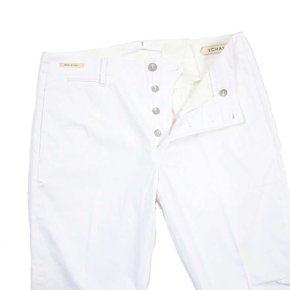 SUMMER SALE｜YCHAI “ROBUSTO” ストレッチコットン ノータックチノパンツ / SKINNY FIT