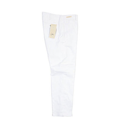 SUMMER SALE｜YCHAI “ROBUSTO” ストレッチコットン ノータックチノパンツ / SKINNY FIT