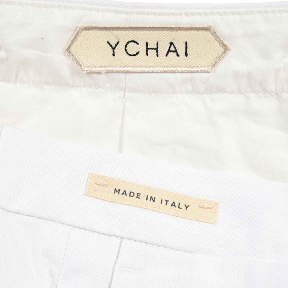 SUMMER SALE｜YCHAI “PANATELA” ストレッチコットン ノータックパンツ / SKINNY FIT
