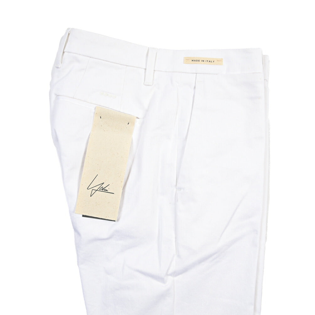 SUMMER SALE｜YCHAI “PANATELA” ストレッチコットン ノータックパンツ / SKINNY FIT