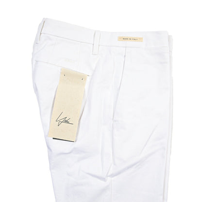 SUMMER SALE｜YCHAI “PANATELA” ストレッチコットン ノータックパンツ / SKINNY FIT