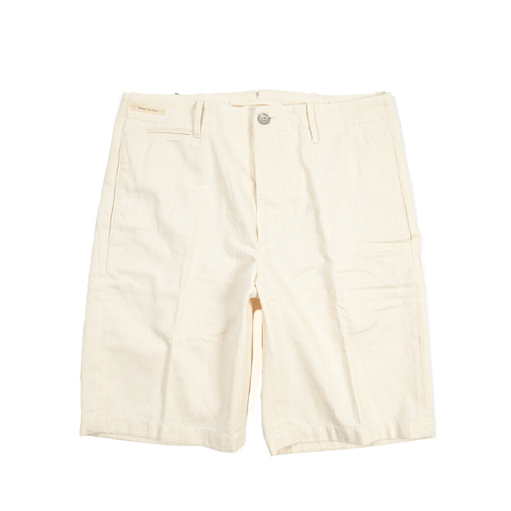 SUMMER SALE｜YCHAI コットン100% ノータックショーツ / TAPERED FIT