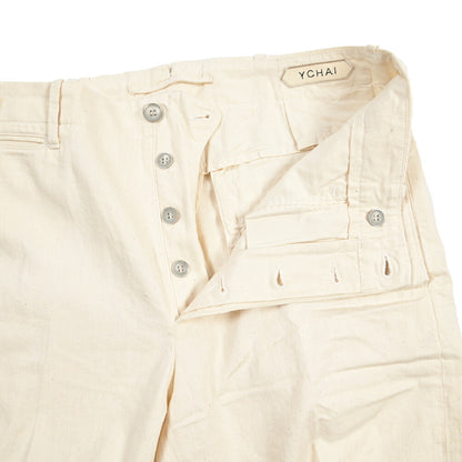 SUMMER SALE｜YCHAI コットン100% ノータックショーツ / TAPERED FIT