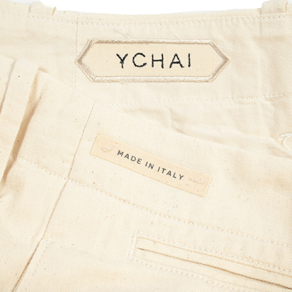 SUMMER SALE｜YCHAI コットン100% ノータックショーツ / TAPERED FIT