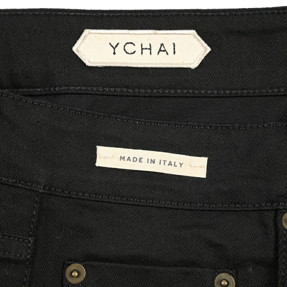 SUMMER SALE｜YCHAI ストレッチデニム ノータックショーツ / TAPERED FIT