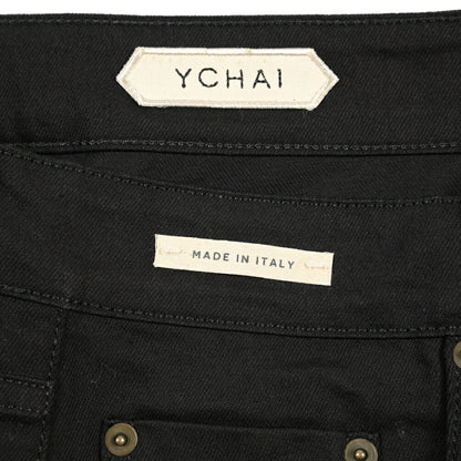 SUMMER SALE｜YCHAI ストレッチデニム ノータックショーツ / TAPERED FIT