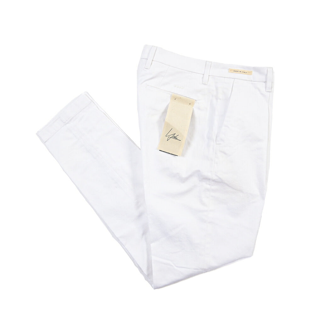 SUMMER SALE｜YCHAI “PANATELA” ストレッチコットン ワンタックパンツ / SKINNY FIT