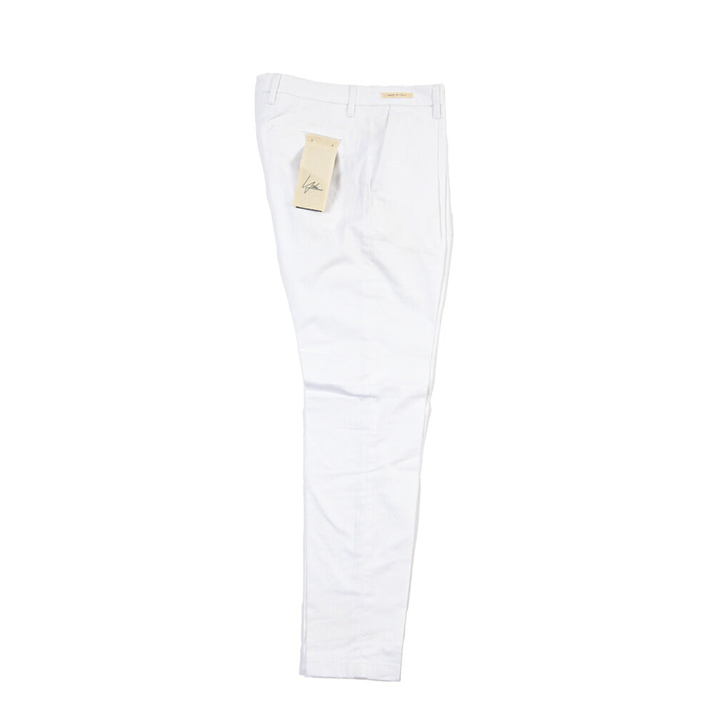 SUMMER SALE｜YCHAI “PANATELA” ストレッチコットン ワンタックパンツ / SKINNY FIT