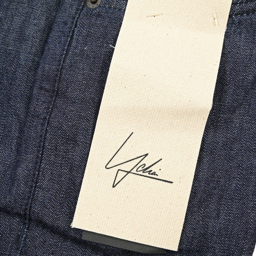 YCHAI “ROBUSTO” コットン100% ノータックデニムスラックス(デニスラ) / TAPERED FIT