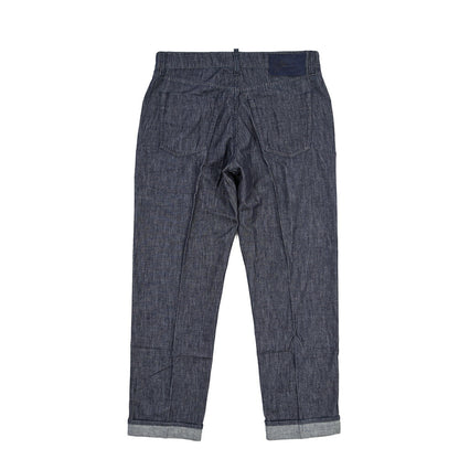 YCHAI “ROBUSTO” コットン100% ノータックデニムスラックス(デニスラ) / TAPERED FIT
