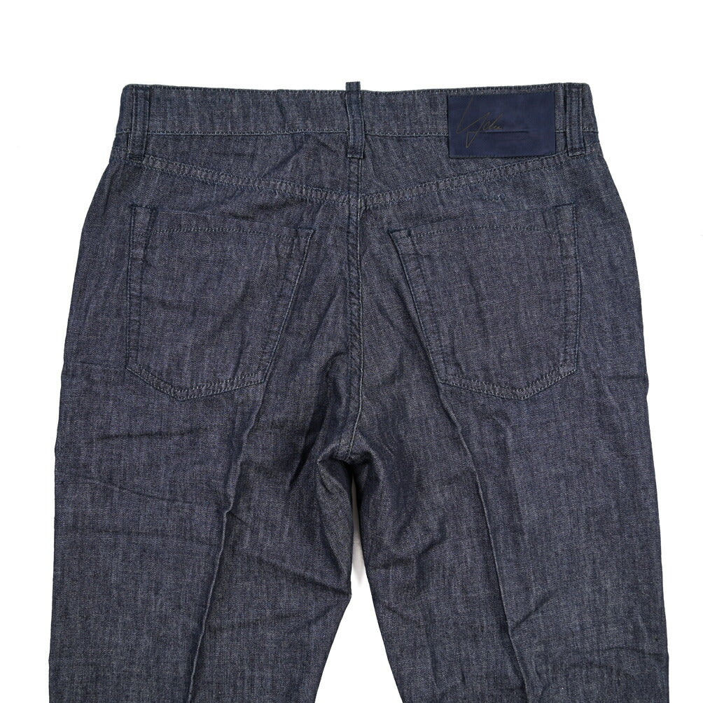 YCHAI “ROBUSTO” コットン100% ノータックデニムスラックス(デニスラ) / TAPERED FIT