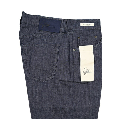 YCHAI “ROBUSTO” コットン100% ノータックデニムスラックス(デニスラ) / TAPERED FIT