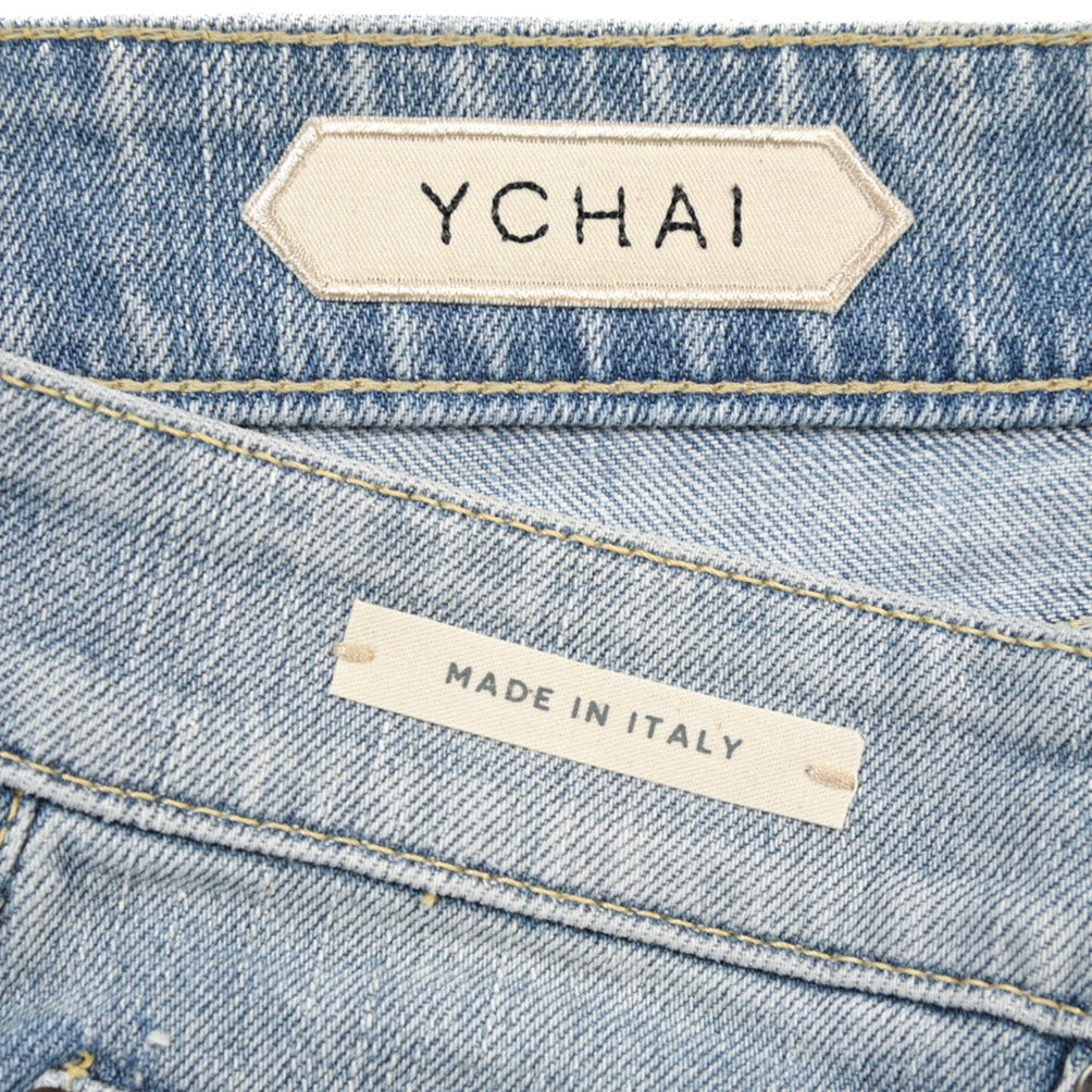 SUMMER SALE｜YCHAI “ROBUSTO” ストレッチデニム 5ポケットテーパードジーンズ / TAPERED FIT