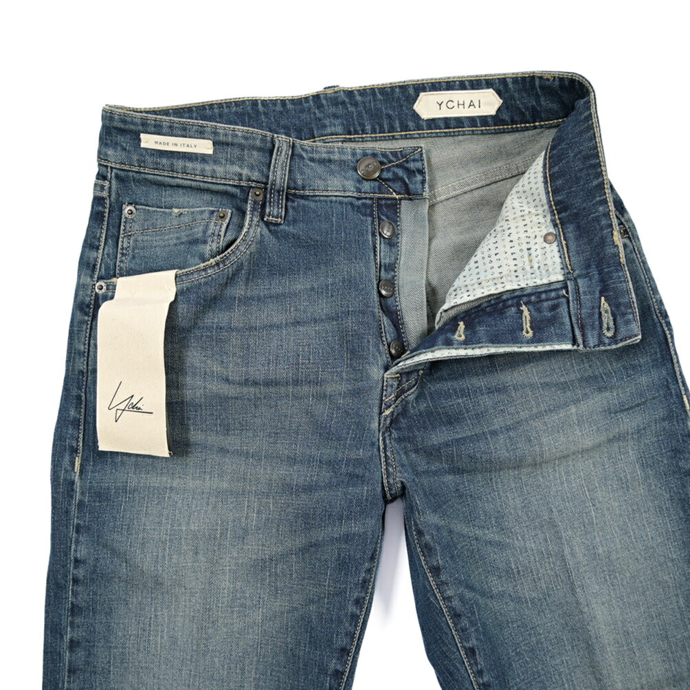 SUMMER SALE｜YCHAI “ROBUSTO” ストレッチデニム 5ポケットテーパードジーンズ / TAPERED FIT