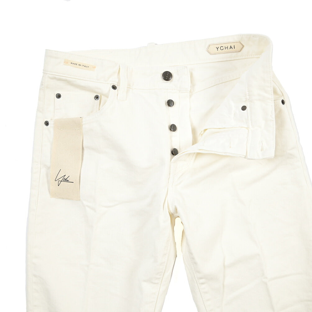 SUMMER SALE｜YCHAI “ROBUSTO” コットン100%デニム テーパードジーンズ / SKINNY FIT