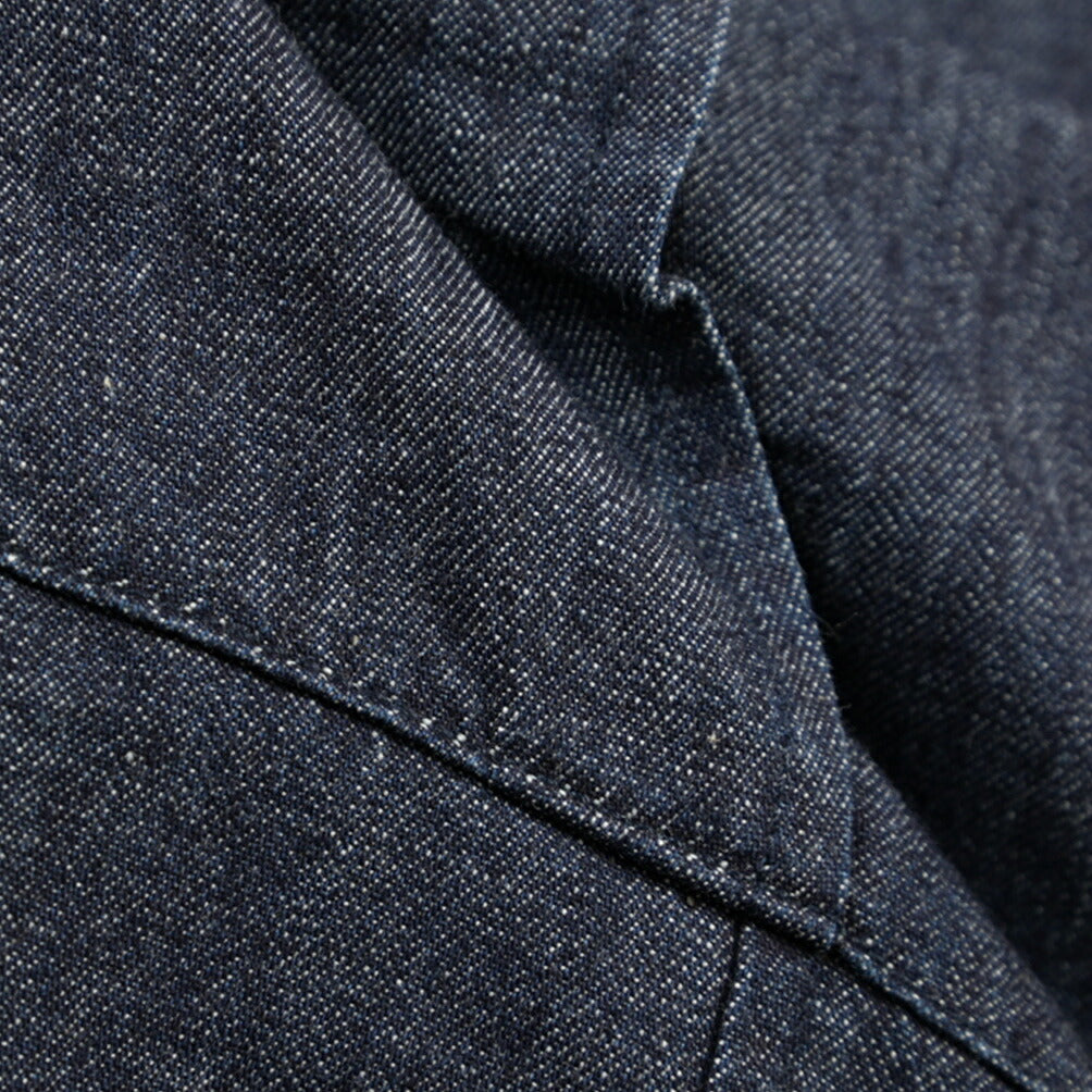 YCHAI “ROBUSTO” コットン100%デニム カーゴパンツ / TAPERED FIT