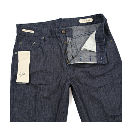 YCHAI “ROBUSTO” コットン100%デニム 5ポケットジーンズ / TAPERED FIT