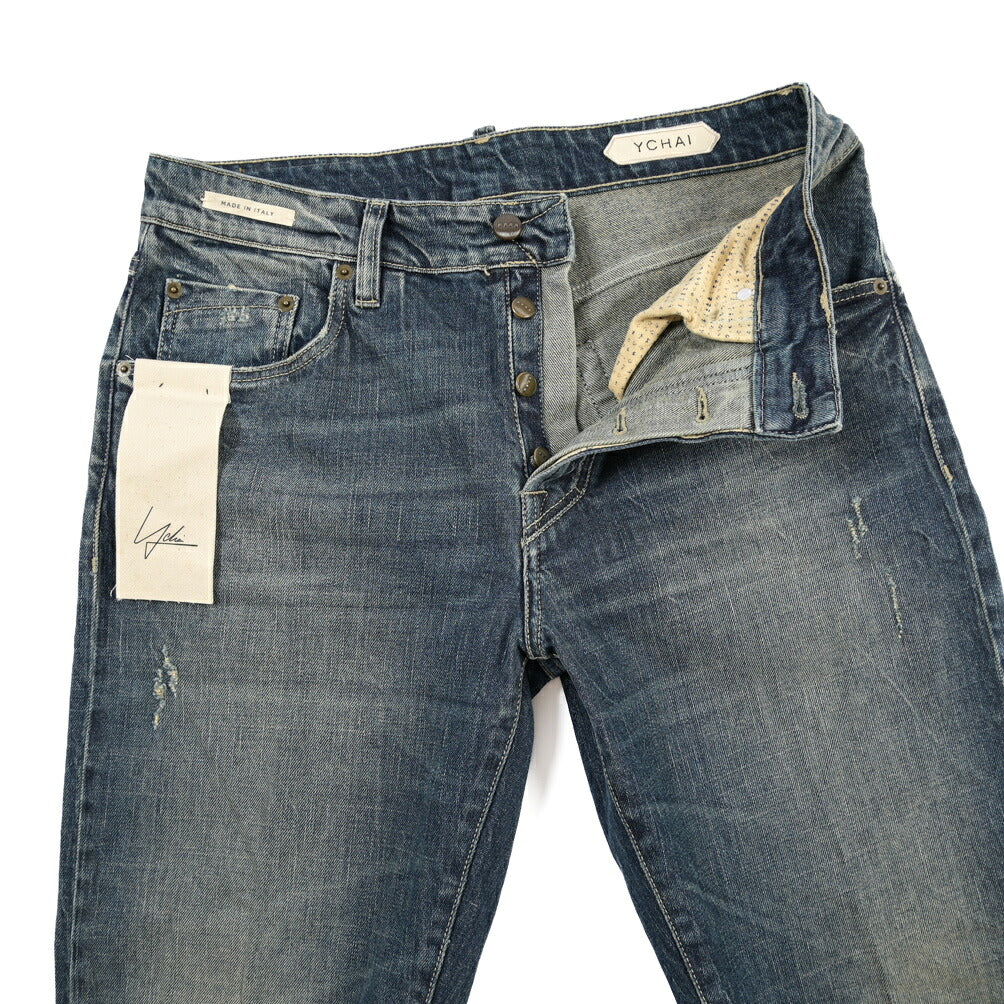 SUMMER SALE｜YCHAI “ROBUSTO” ストレッチデニム 5ポケットテーパードジーンズ / TAPERED FIT