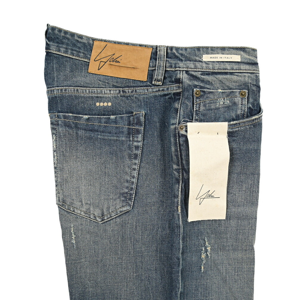 SUMMER SALE｜YCHAI “ROBUSTO” ストレッチデニム 5ポケットテーパードジーンズ / TAPERED FIT