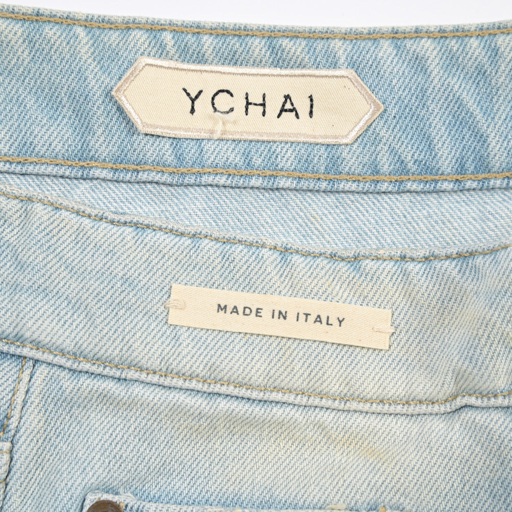 SUMMER SALE｜YCHAI “ROBUSTO” コットン100%デニム テーパードジーンズ / SKINNY FIT
