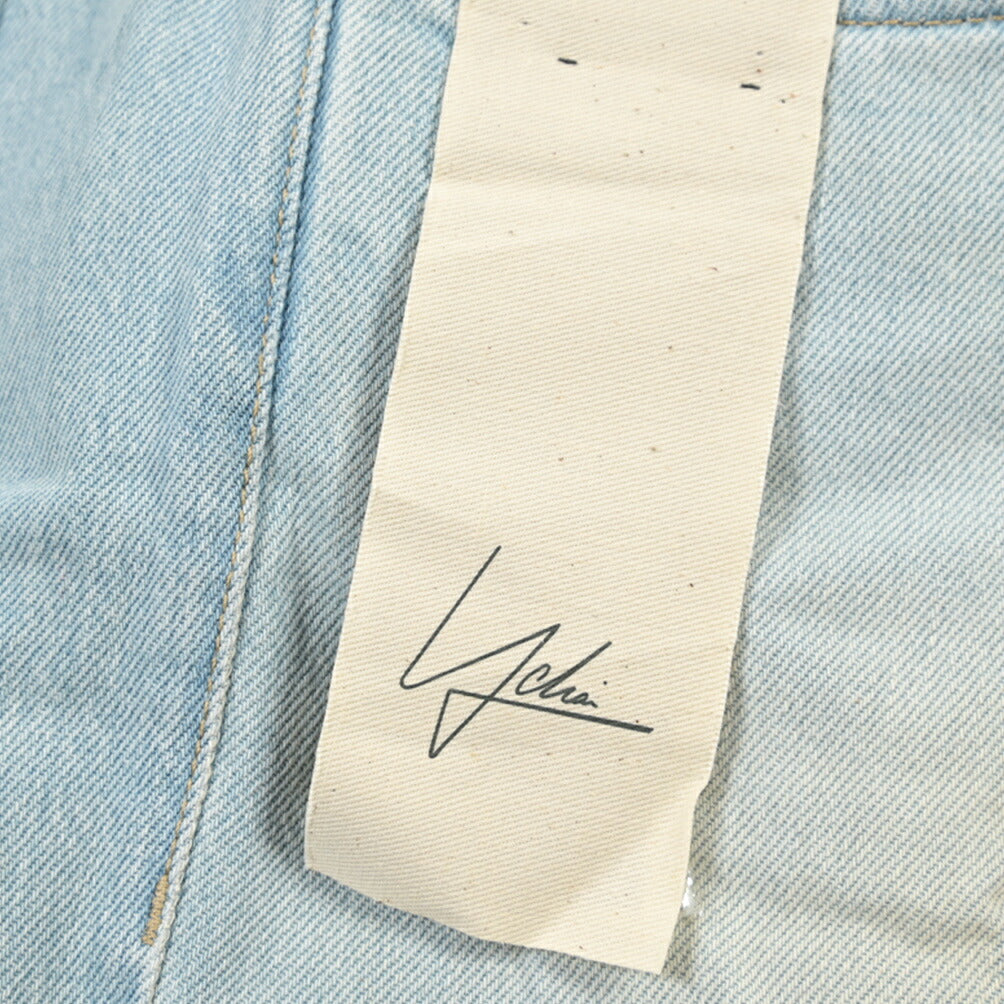 SUMMER SALE｜YCHAI “ROBUSTO” コットン100%デニム テーパードジーンズ / SKINNY FIT