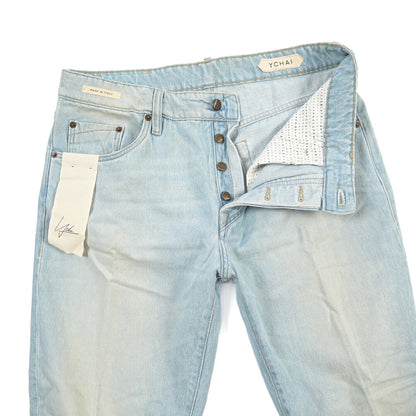 SUMMER SALE｜YCHAI “ROBUSTO” コットン100%デニム テーパードジーンズ / SKINNY FIT