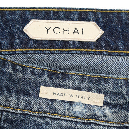 SUMMER SALE｜YCHAI “ROBUSTO” コットン100%デニム テーパードジーンズ / ダメージ加工 / TAPERED FIT