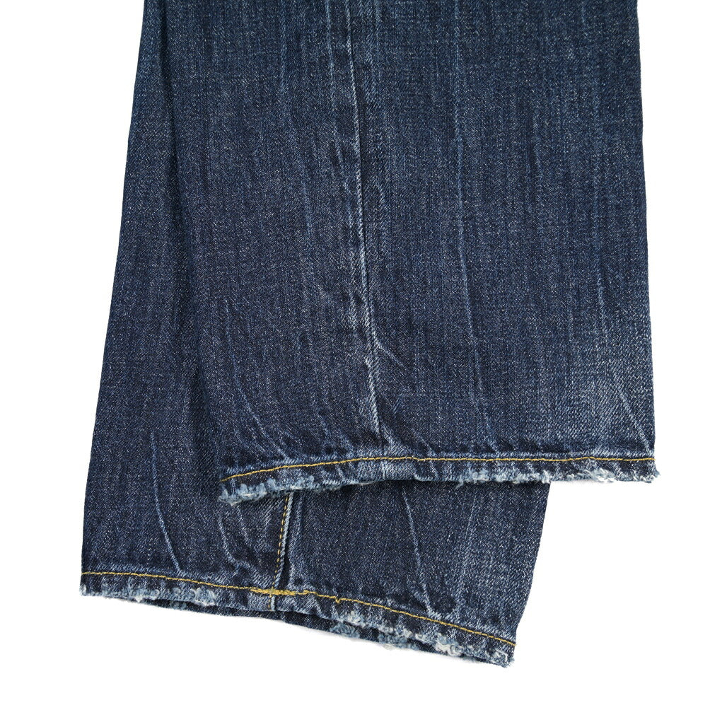SUMMER SALE｜YCHAI “ROBUSTO” コットン100%デニム テーパードジーンズ / ダメージ加工 / TAPERED FIT
