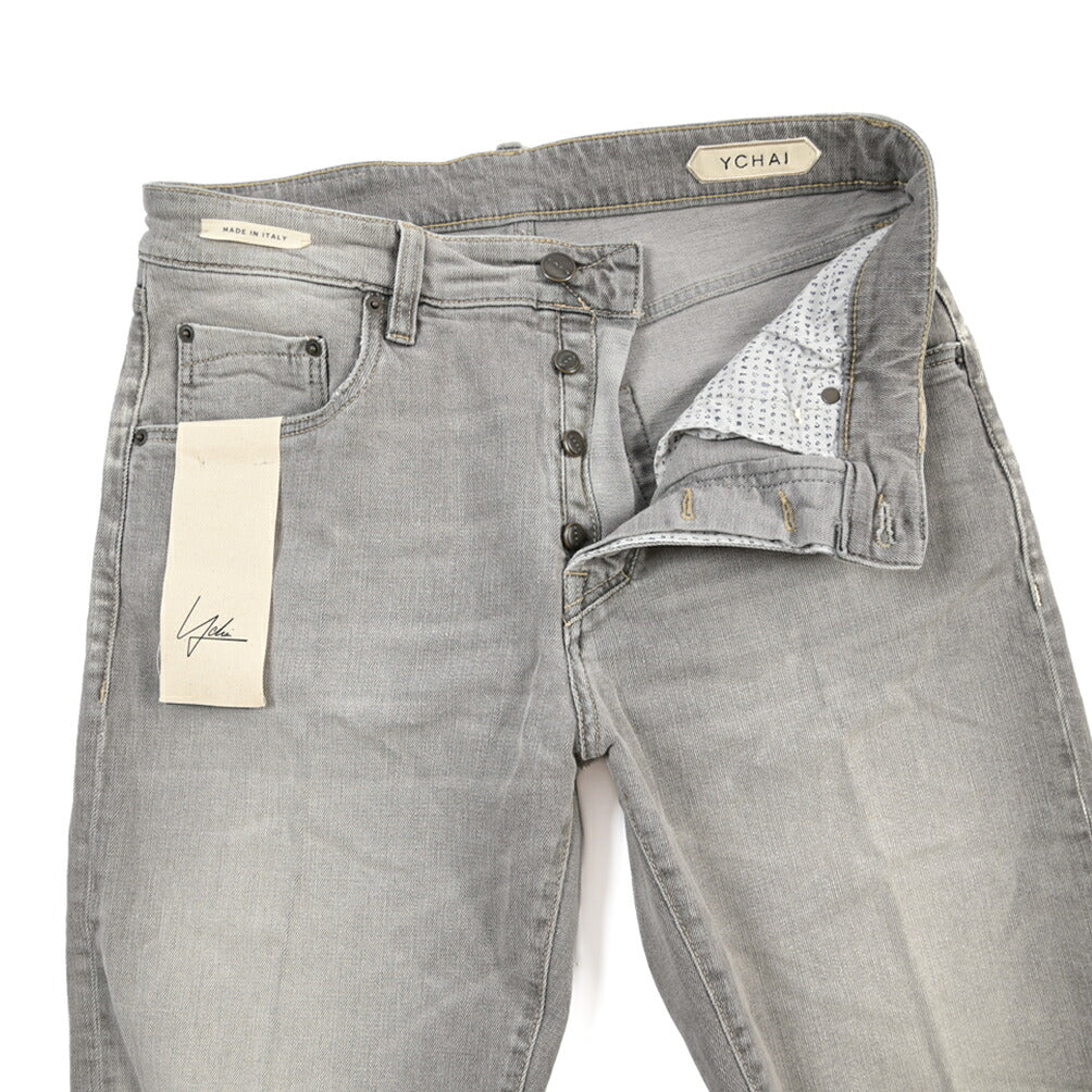 YCHAI “ROBUSTO” ストレッチデニム 5ポケットジーンズ / TAPERED FIT